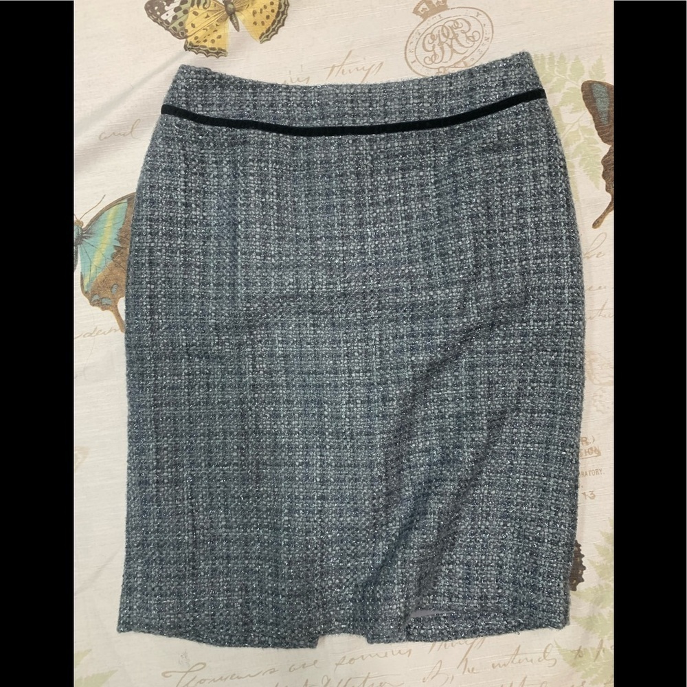 Tahari‎ tweed pencil skirt quiet luxury old money heritage